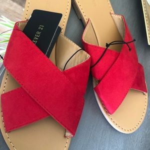 Forever 21 red sandal